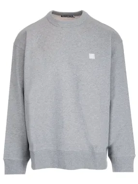 Acne Studios Face Patch Crewneck Sweatshirt