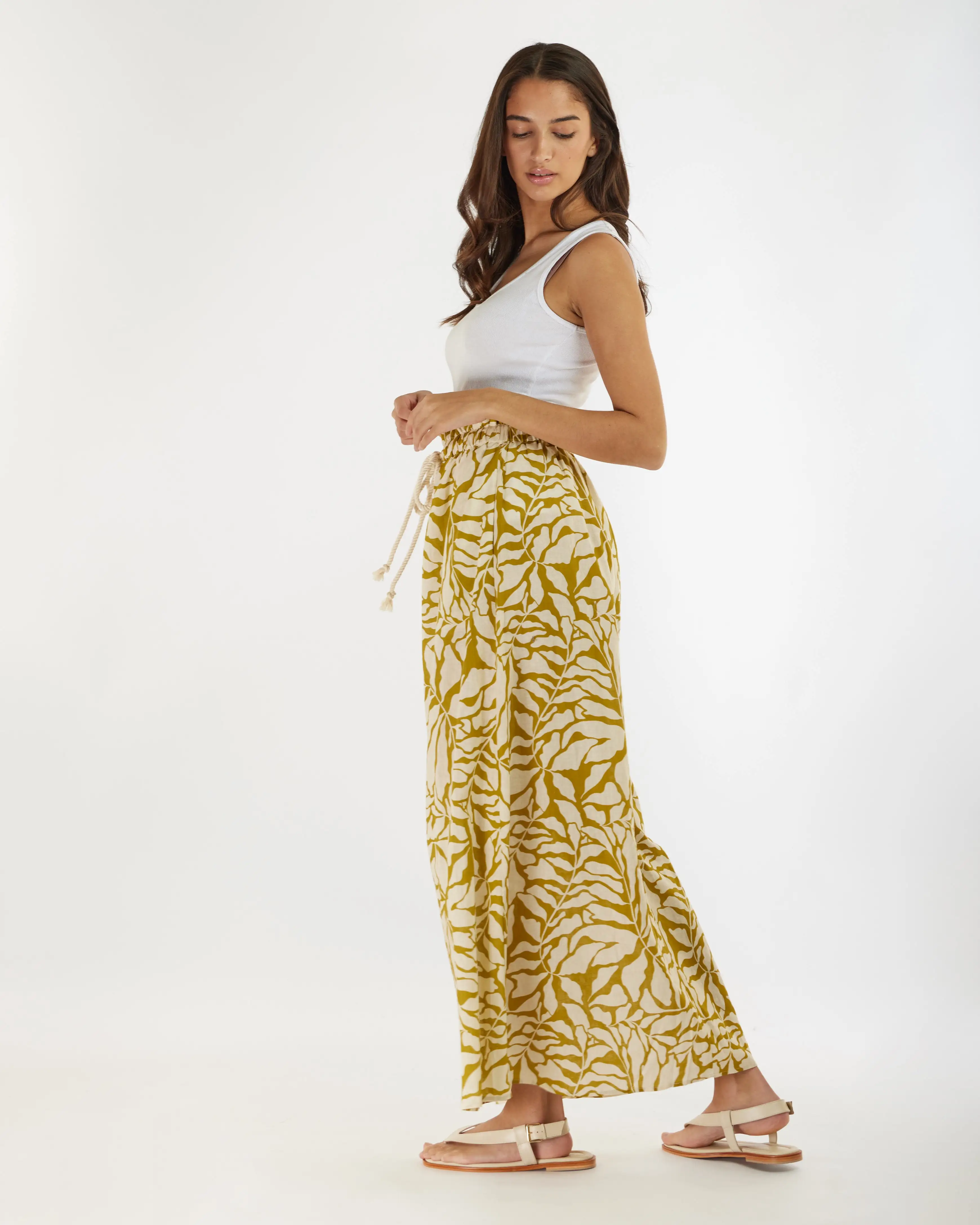 Amara Linen Maxi Skirt