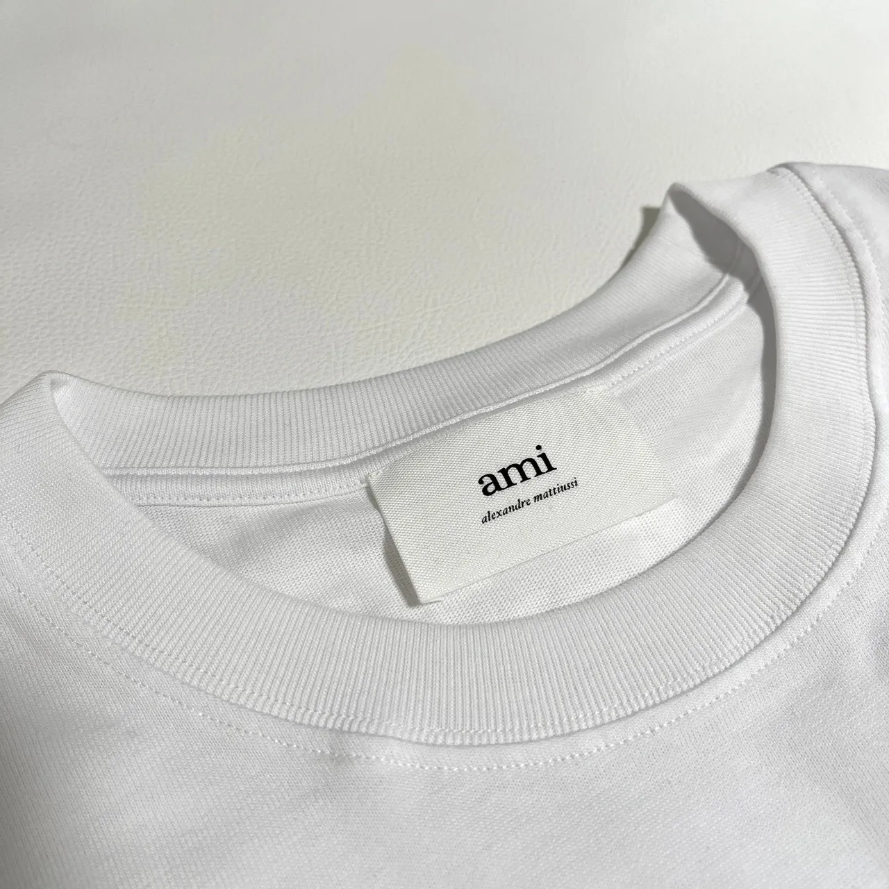 AMI PARIS  |Crew Neck Unisex U-Neck Long Sleeves Plain Cotton