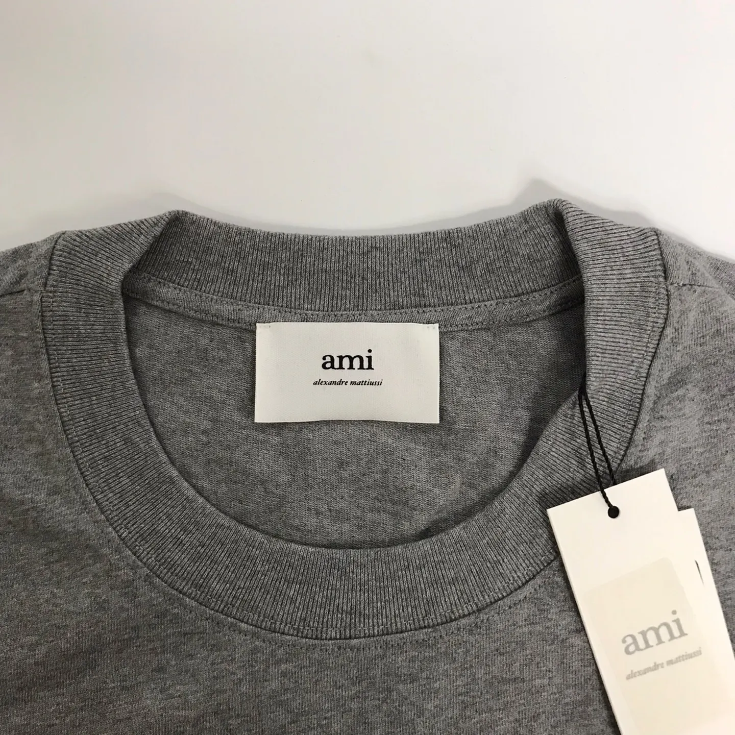 AMI PARIS  |Unisex Street Style Long Sleeves Plain Cotton