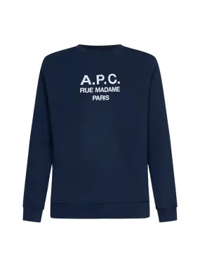 A.P.C. Logo Printed Crewneck Sweatshirt