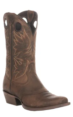 Ariat Men's Circuit Striker Weathered Brown Punchy Toe Cowboy Boot