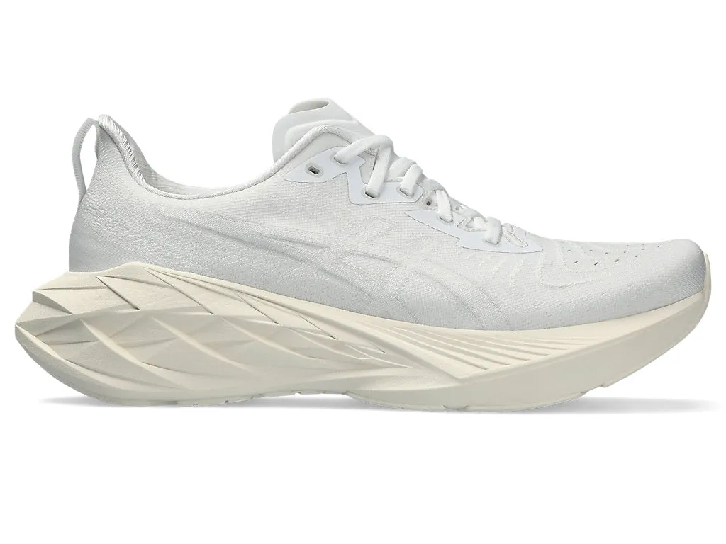 Asics Novablast 4 (B-Width) - White/White (Womens)