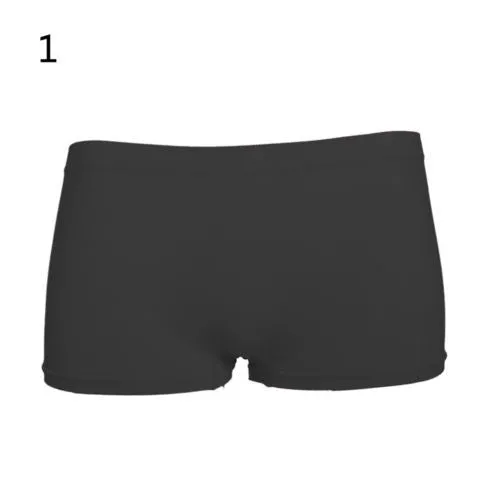 Attractive Women Boyshorts Sexy Cotton Panties Seamless Underwear Intimates Briefs Knickers Solid Color SM6