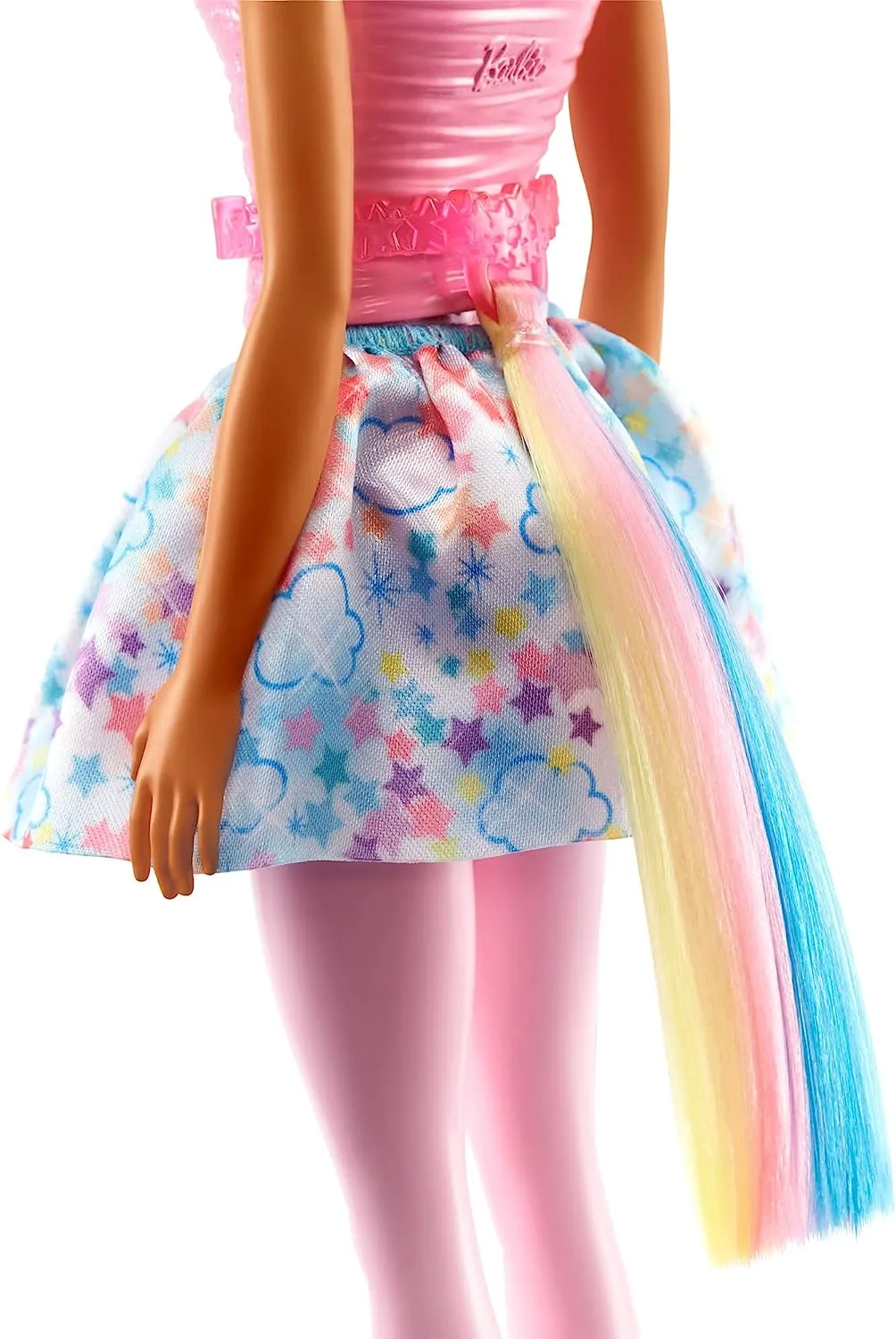 Barbie Dreamtopia Unicorn Doll (Blue & Pink Hair), With Skirt, Removable Unicorn Tail & Headband, Toy for Kids Ages 3 Years Old 