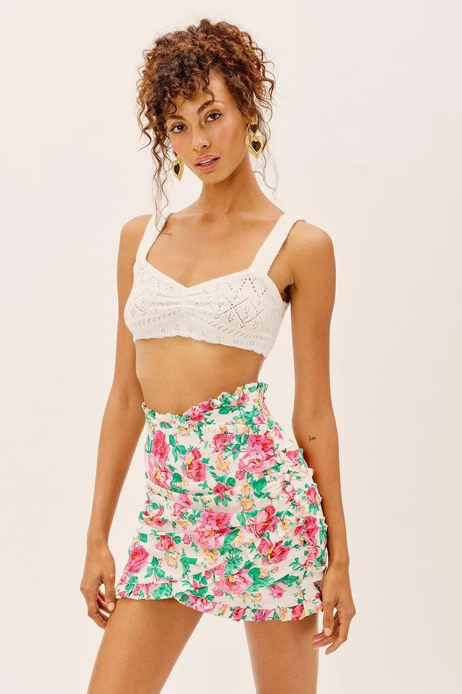 Becca Mini Skirt by For Love & Lemons - FINAL SALE