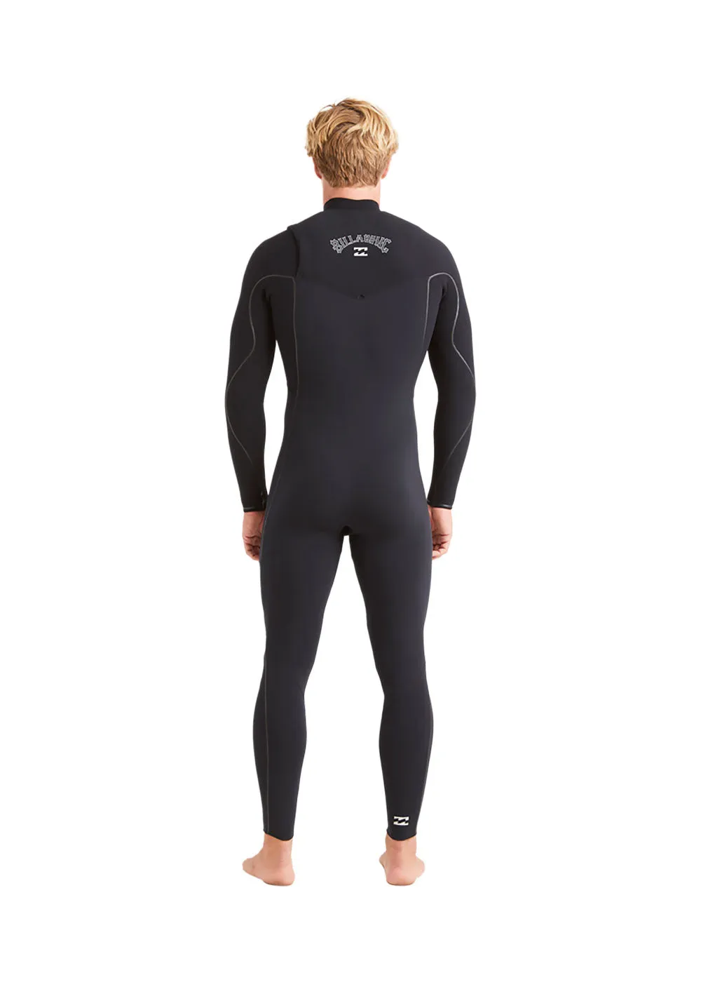 Billabong Mens 3/2mm Furnace Comp Chest Zip Steamer Wetsuit