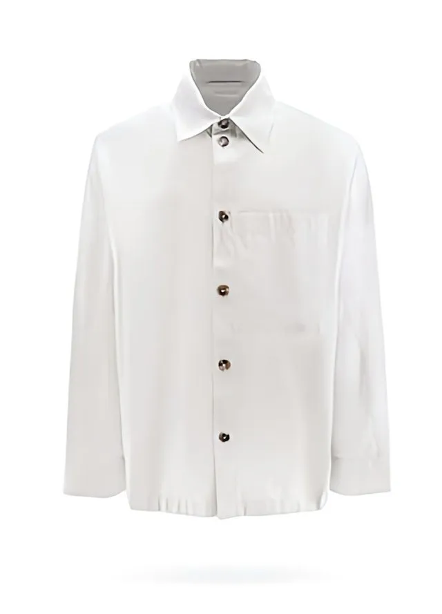 BOTTEGA VENETA  |Silk Street Style Long Sleeves Plain Cotton Shirts