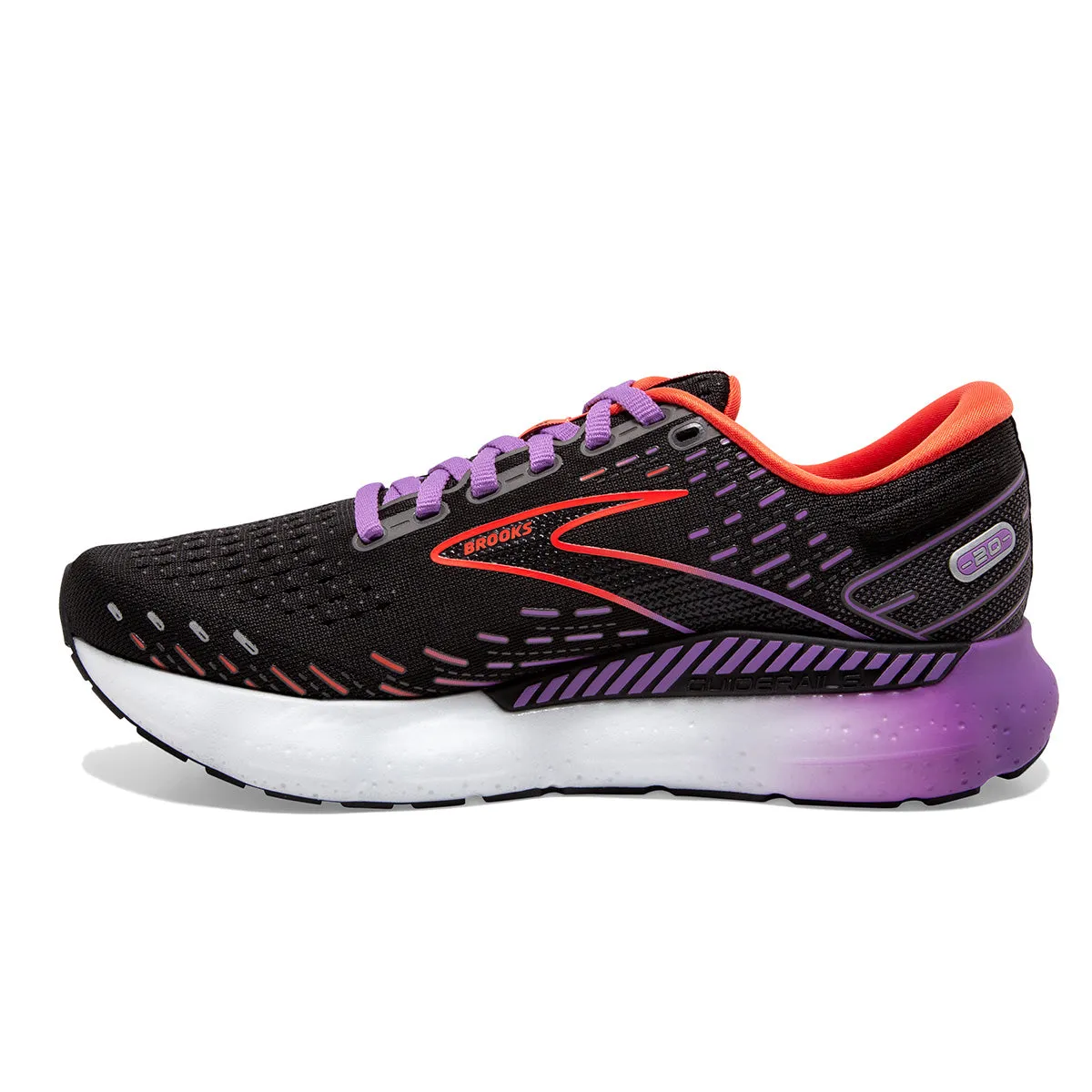 Brooks Glycerin GTS 20 Womens | Black/bellflower/fiesta