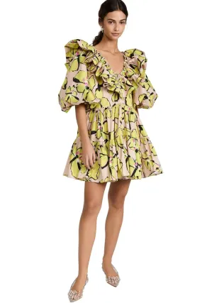 BUY IT AJE Pelicano Citrus Bloom Ruffle Mini