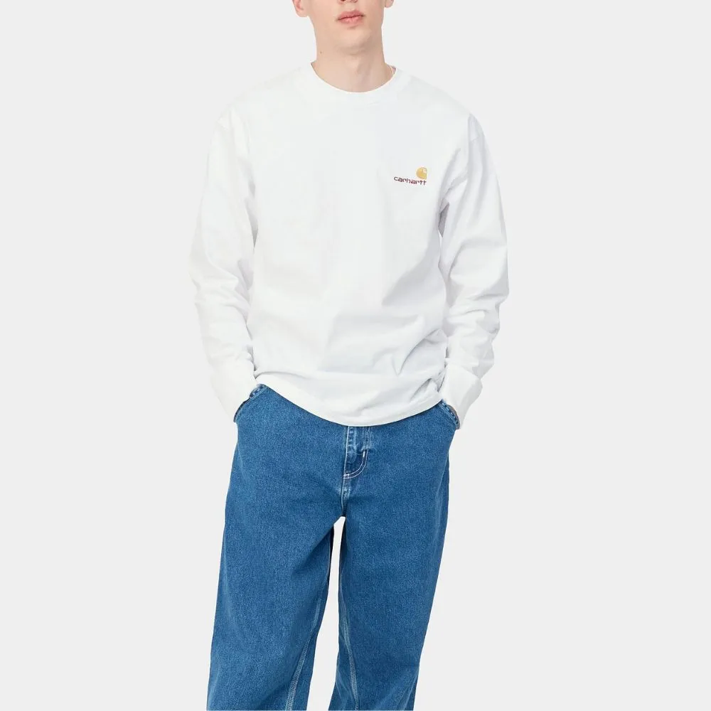 Carhartt  |Crew Neck Unisex Street Style Long Sleeves Plain Cotton