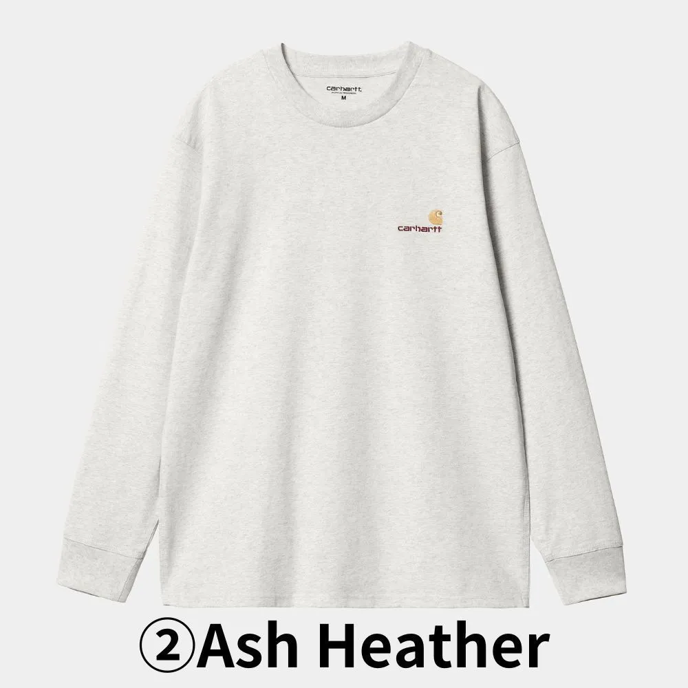 Carhartt  |Crew Neck Unisex Street Style Long Sleeves Plain Cotton