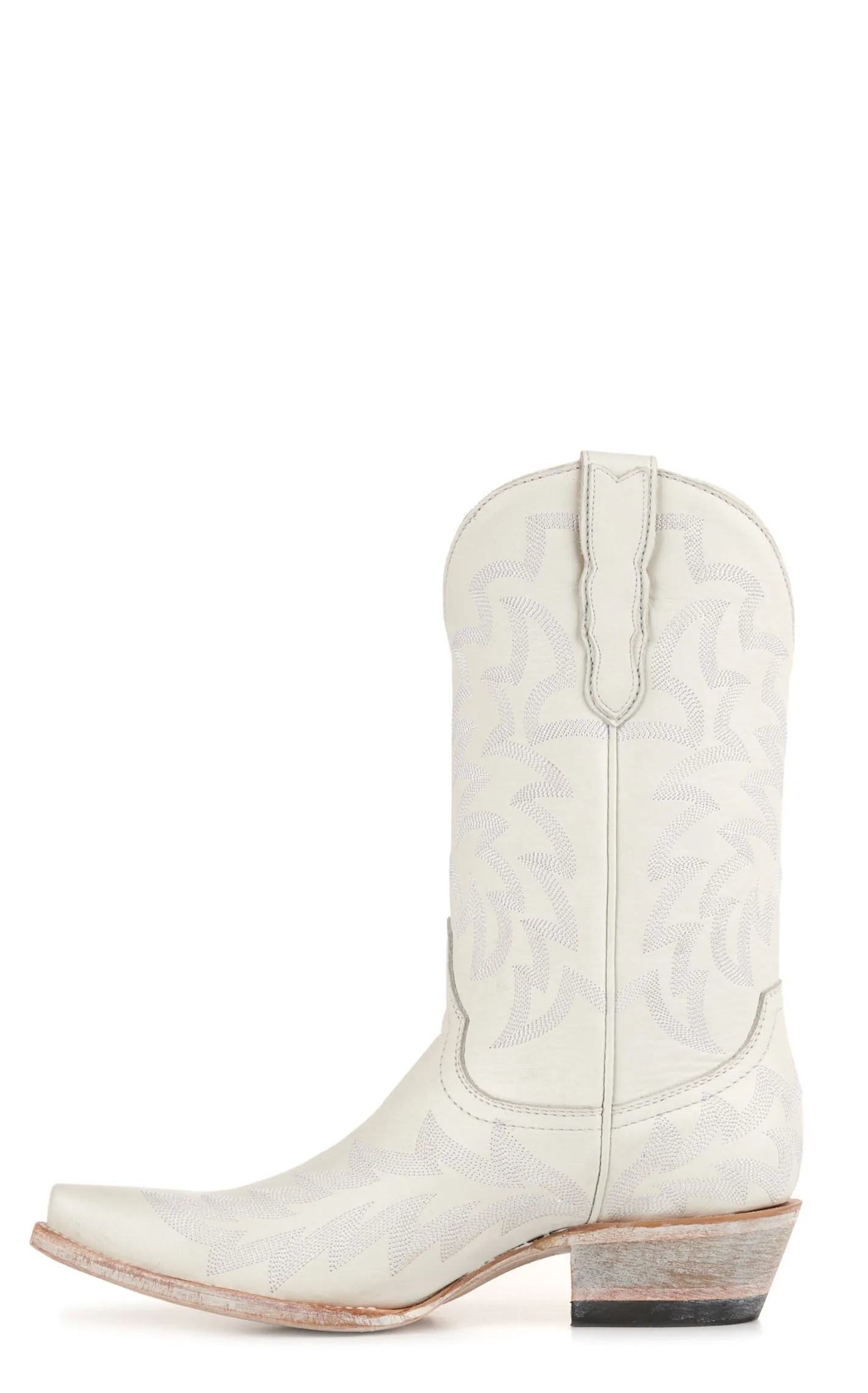 Cavender's Women's White Snip Toe Cowboy Boots