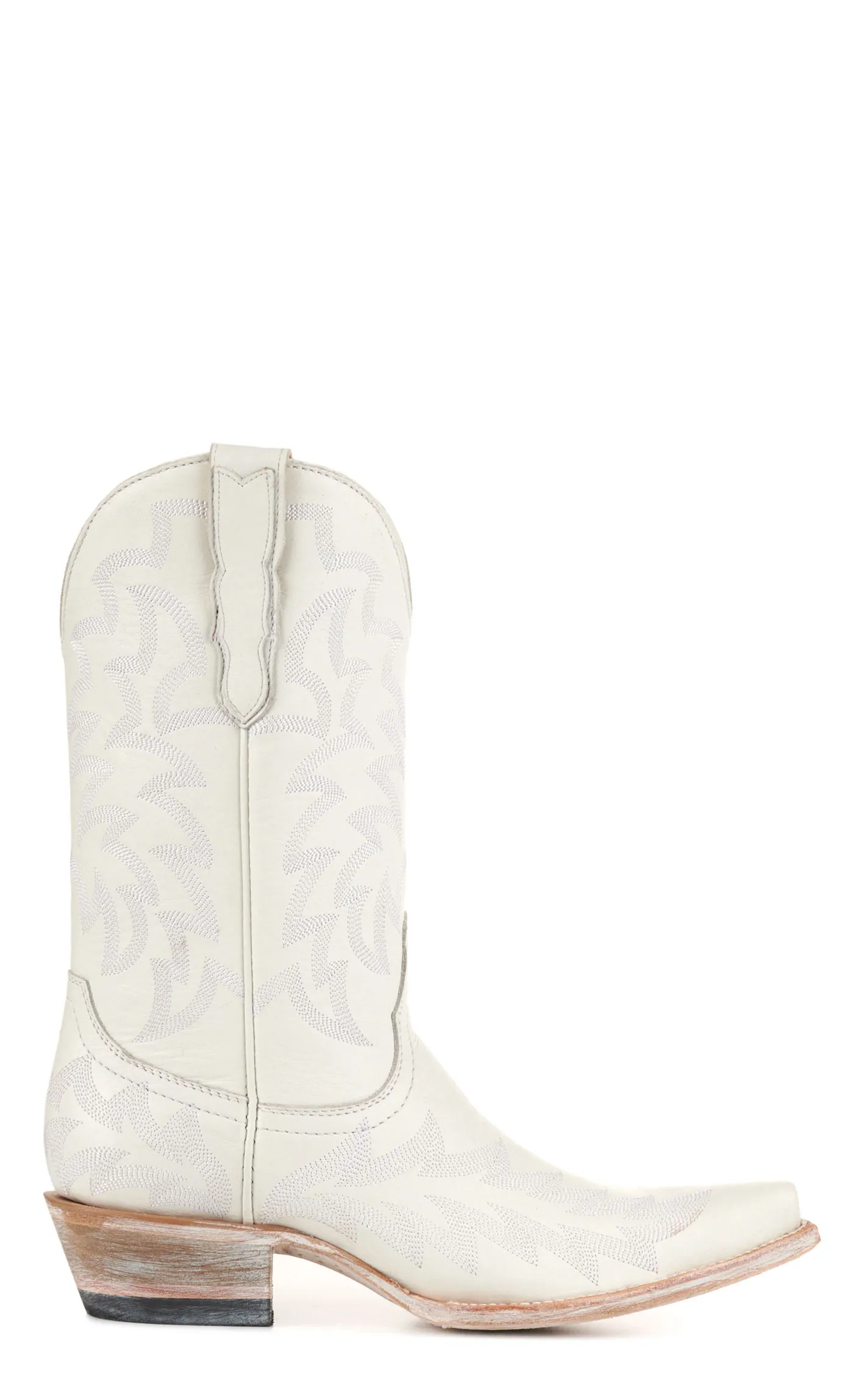 Cavender's Women's White Snip Toe Cowboy Boots