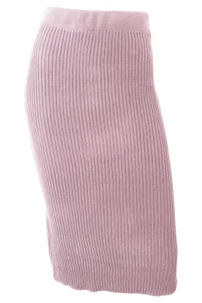 Claire Knit Skirt - Blush