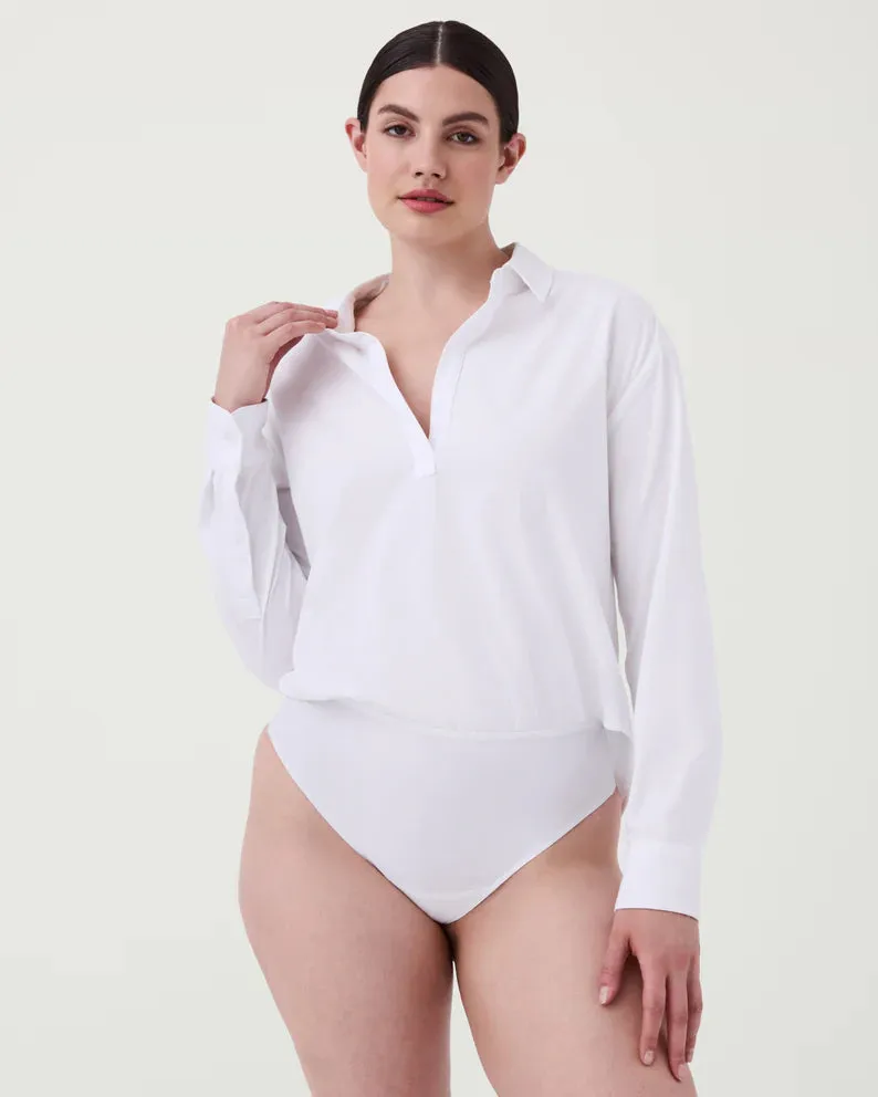 Collared Long Sleeve Bodysuit