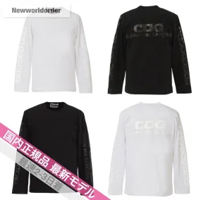 COMME des GARCONS  |Crew Neck Unisex Street Style Long Sleeves Cotton