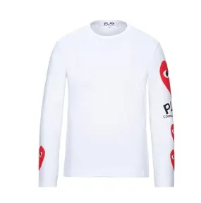 COMME des GARCONS  |Unisex Street Style Long Sleeves Cotton Long Sleeve T-shirt