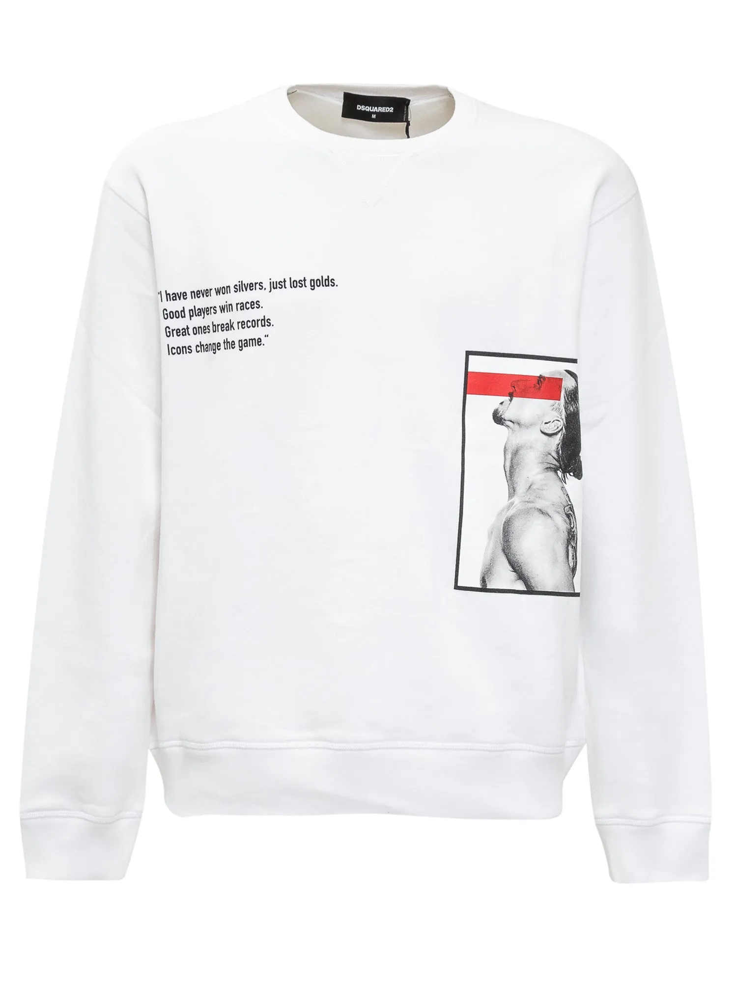 Dsquared2 Icon Poster Crewneck Sweatshirt