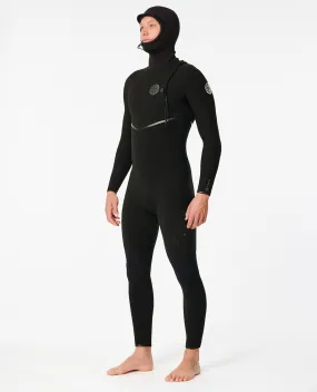 E Bomb 5/4 hooded Zip Free Wetsuit