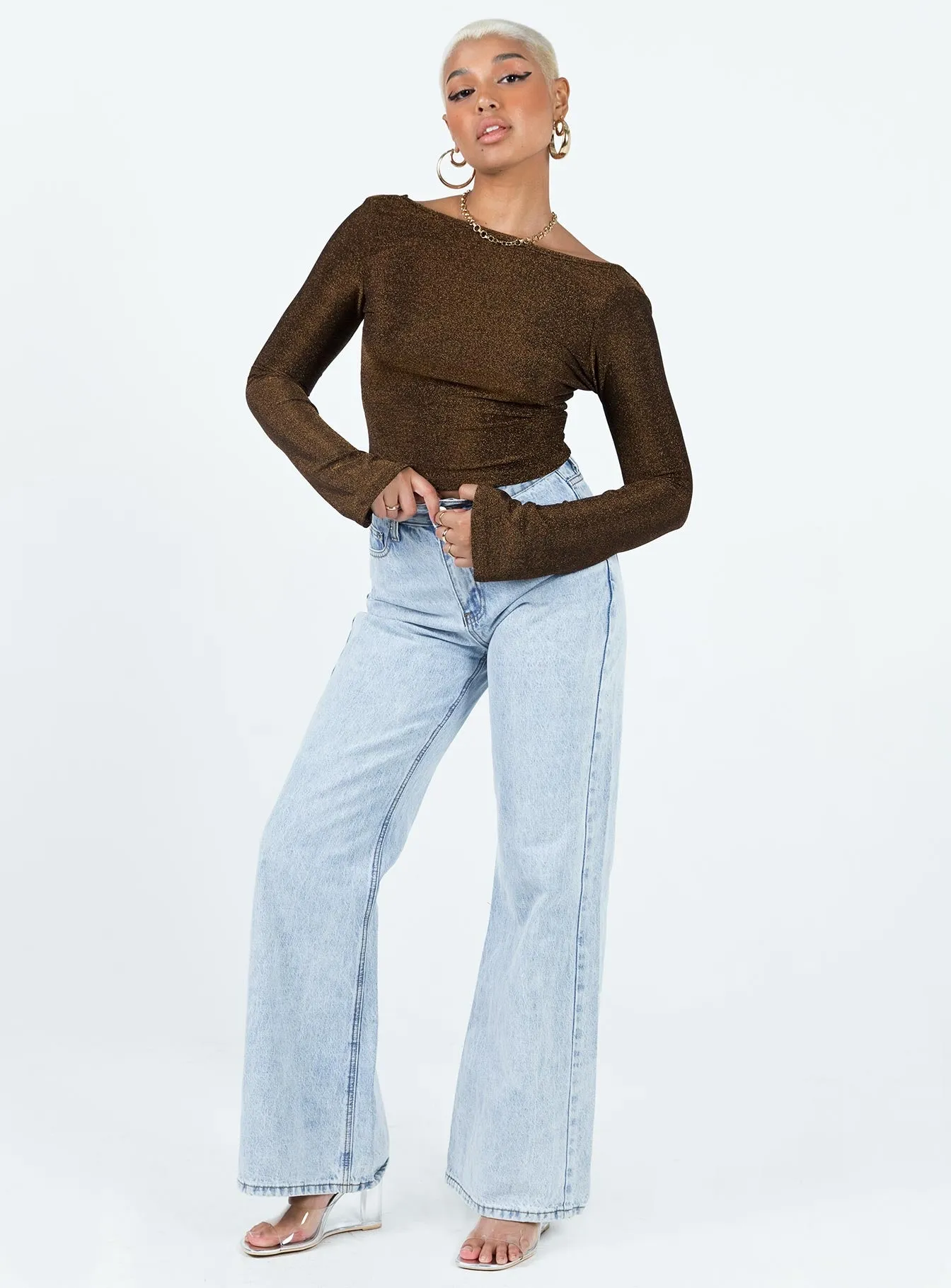 Elliston Long Sleeve Top Copper