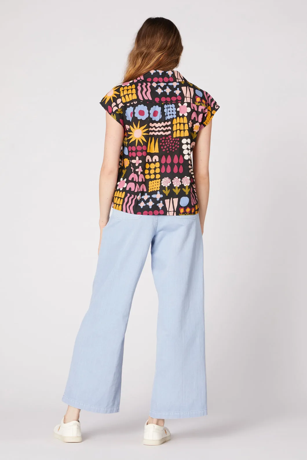 Elsie Patchwork Blouse