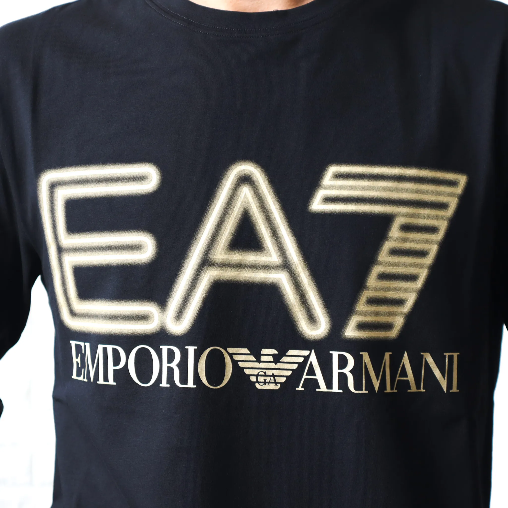 EMPORIO ARMANI  |Crew Neck Unisex Collaboration Long Sleeves Plain Cotton