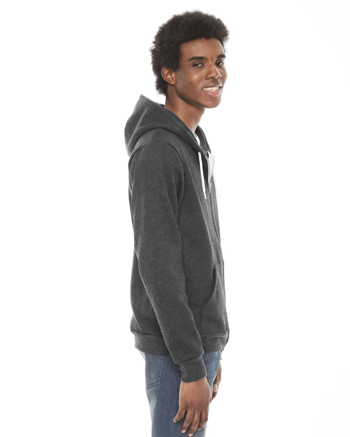 F497 American Apparel Flex Fleece Zip Hoody SKU: F497