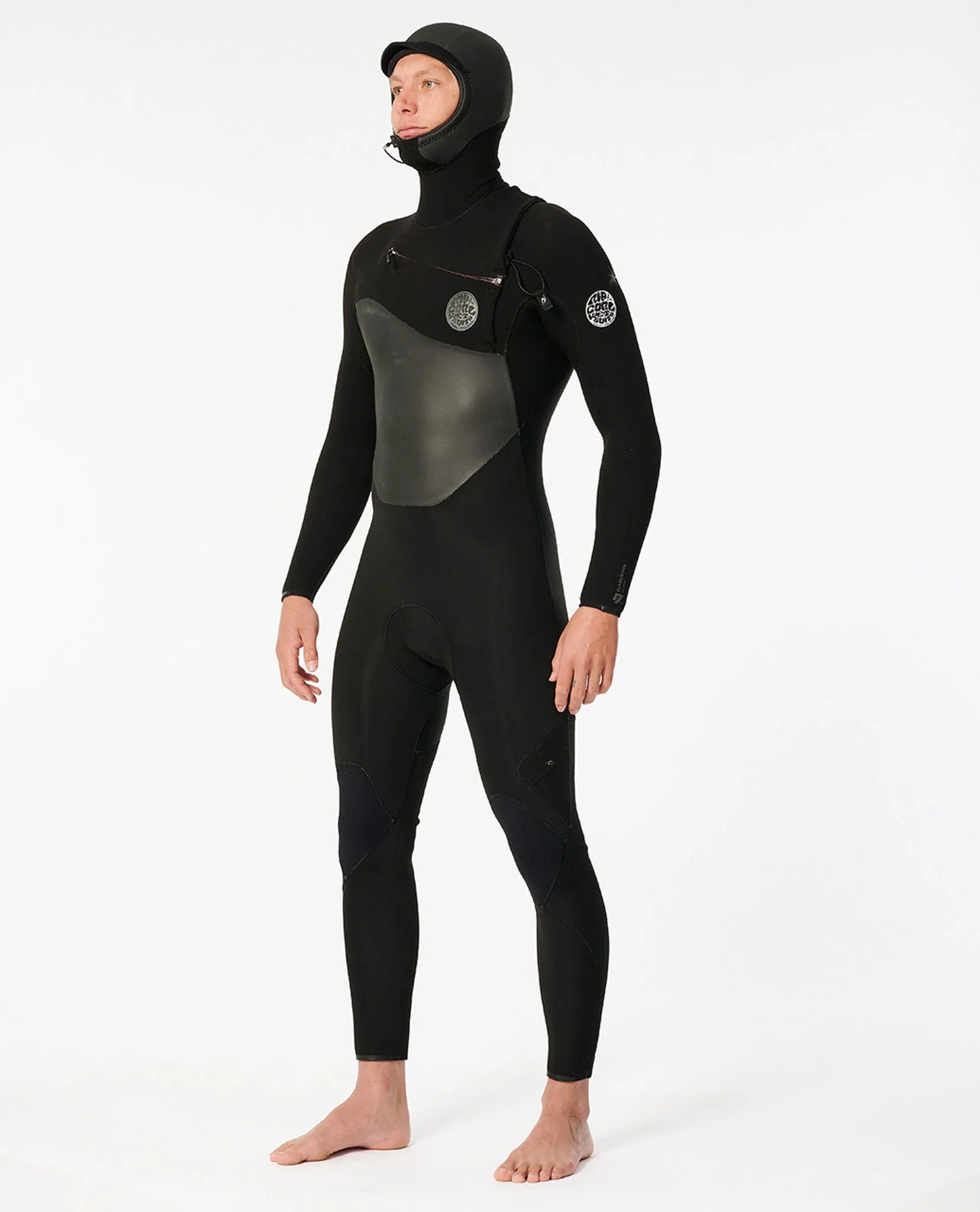 Flashbomb 5/4 Hooded Chest Zip Wetsuit