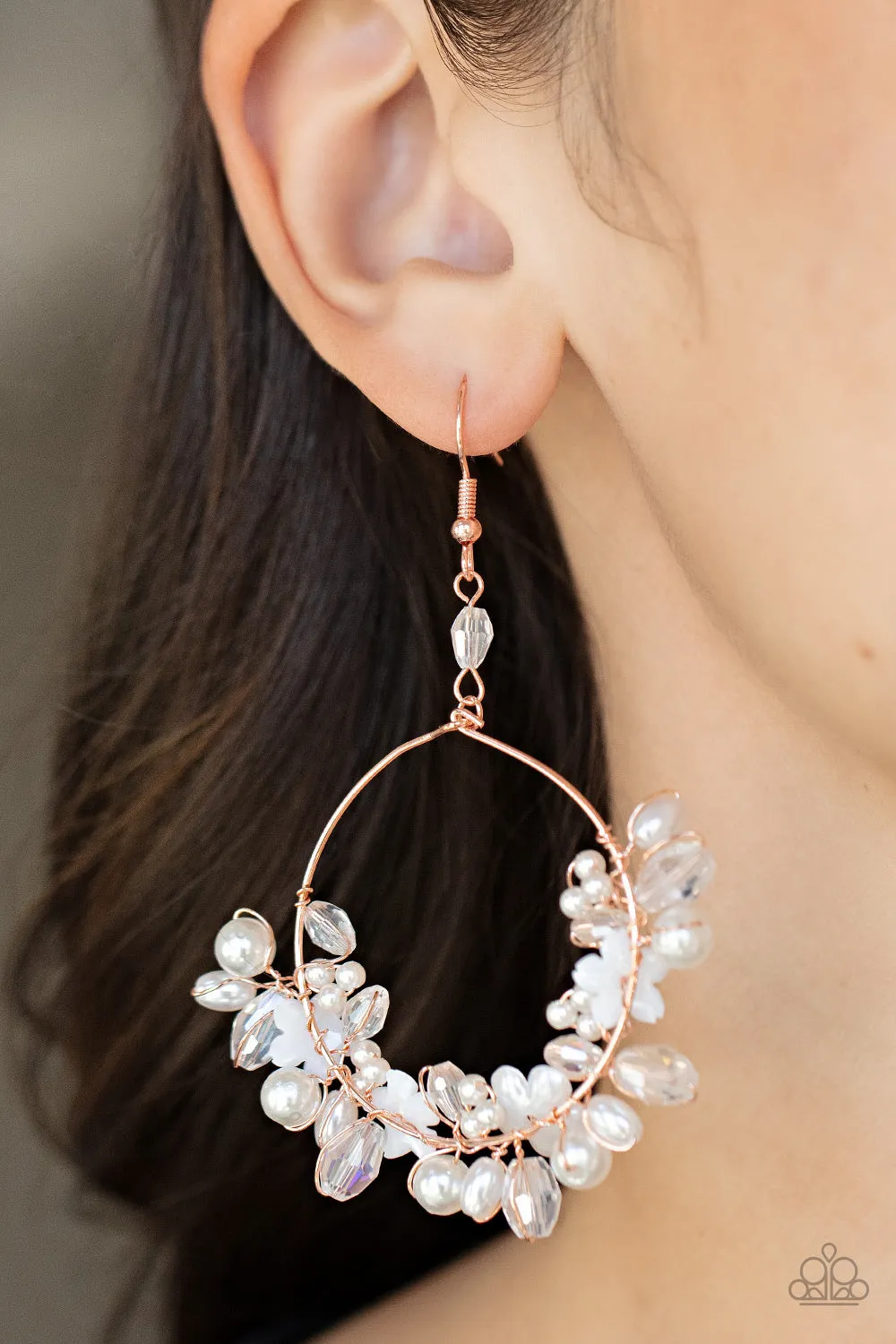 Floating Gardens - Copper Earring