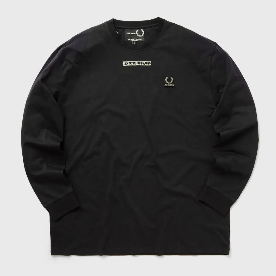 FRED PERRY  |Crew Neck Unisex Street Style Collaboration Long Sleeves