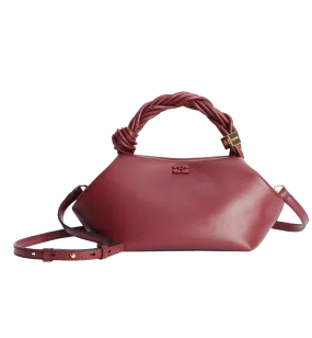 GANNI Burgundy Bou Bag