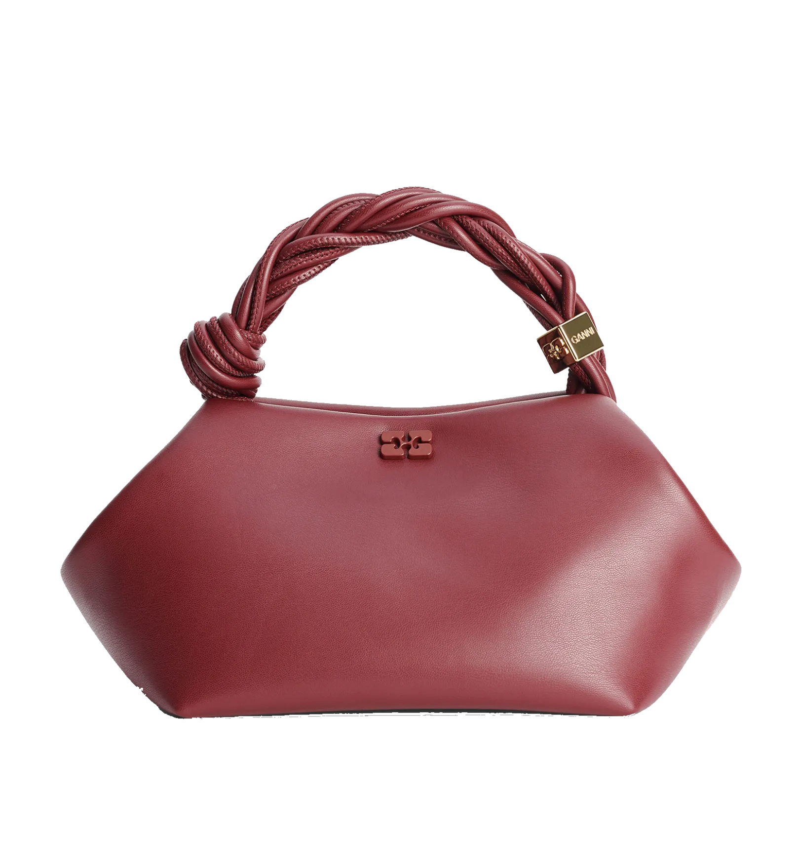 GANNI Burgundy Bou Bag