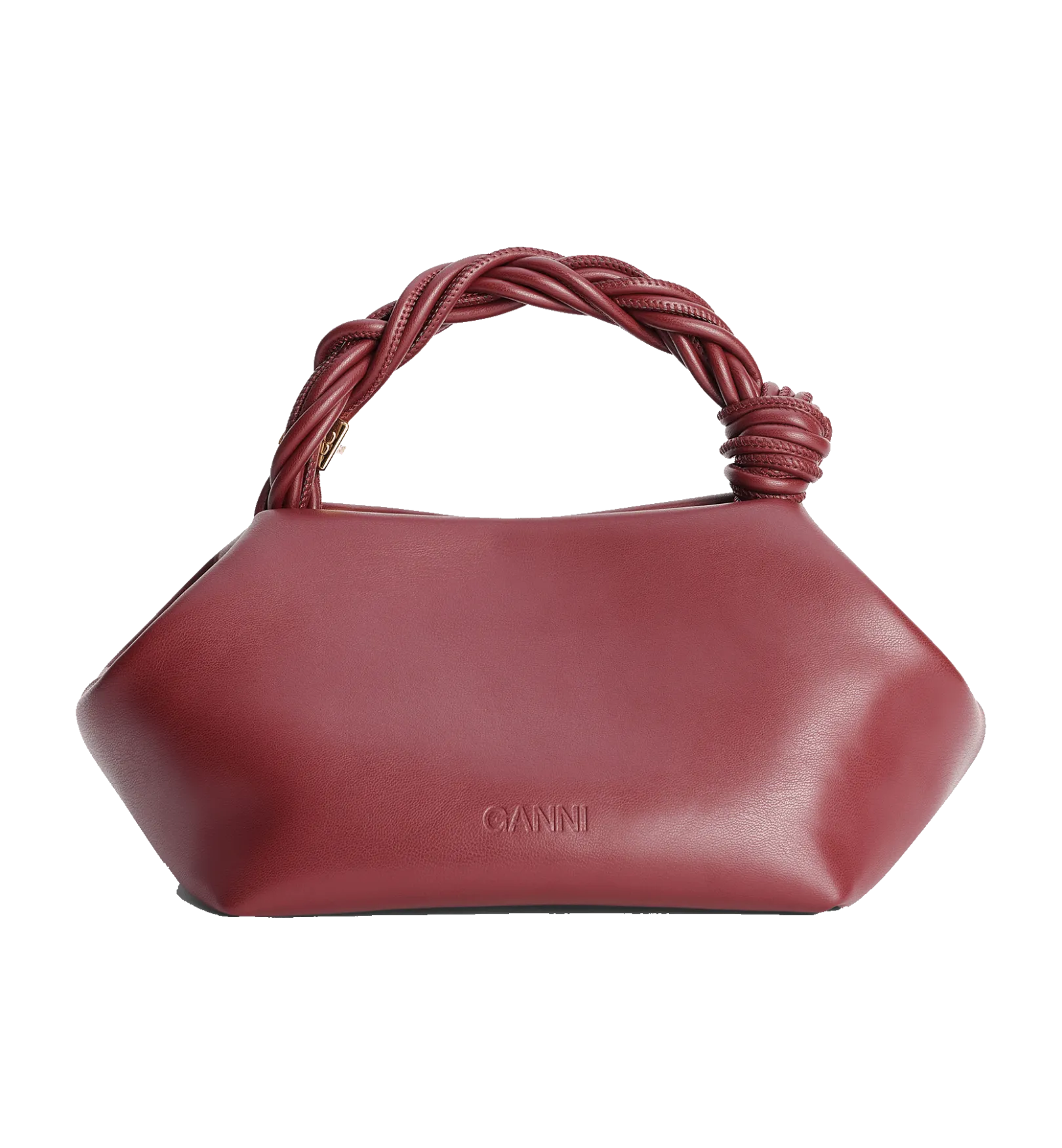 GANNI Burgundy Bou Bag