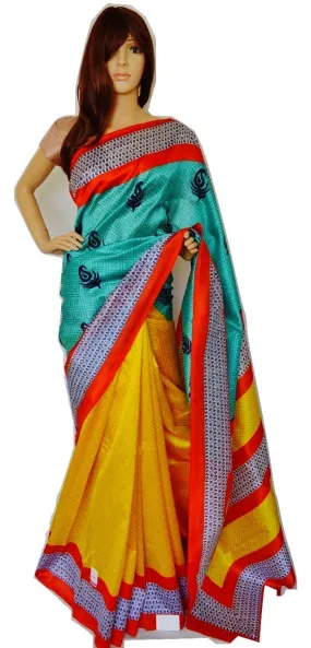 Gorgeous Lichi 3 Star Cotton Mix Silk Saree