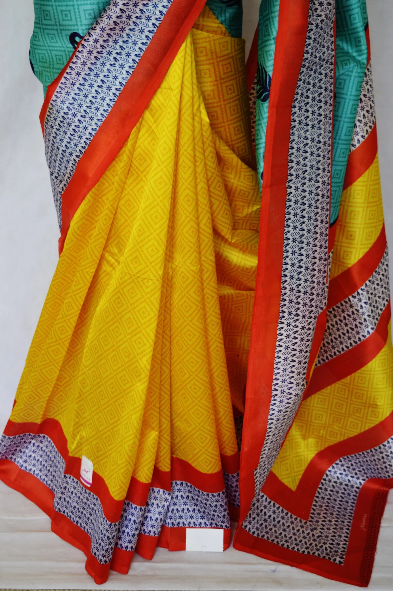 Gorgeous Lichi 3 Star Cotton Mix Silk Saree