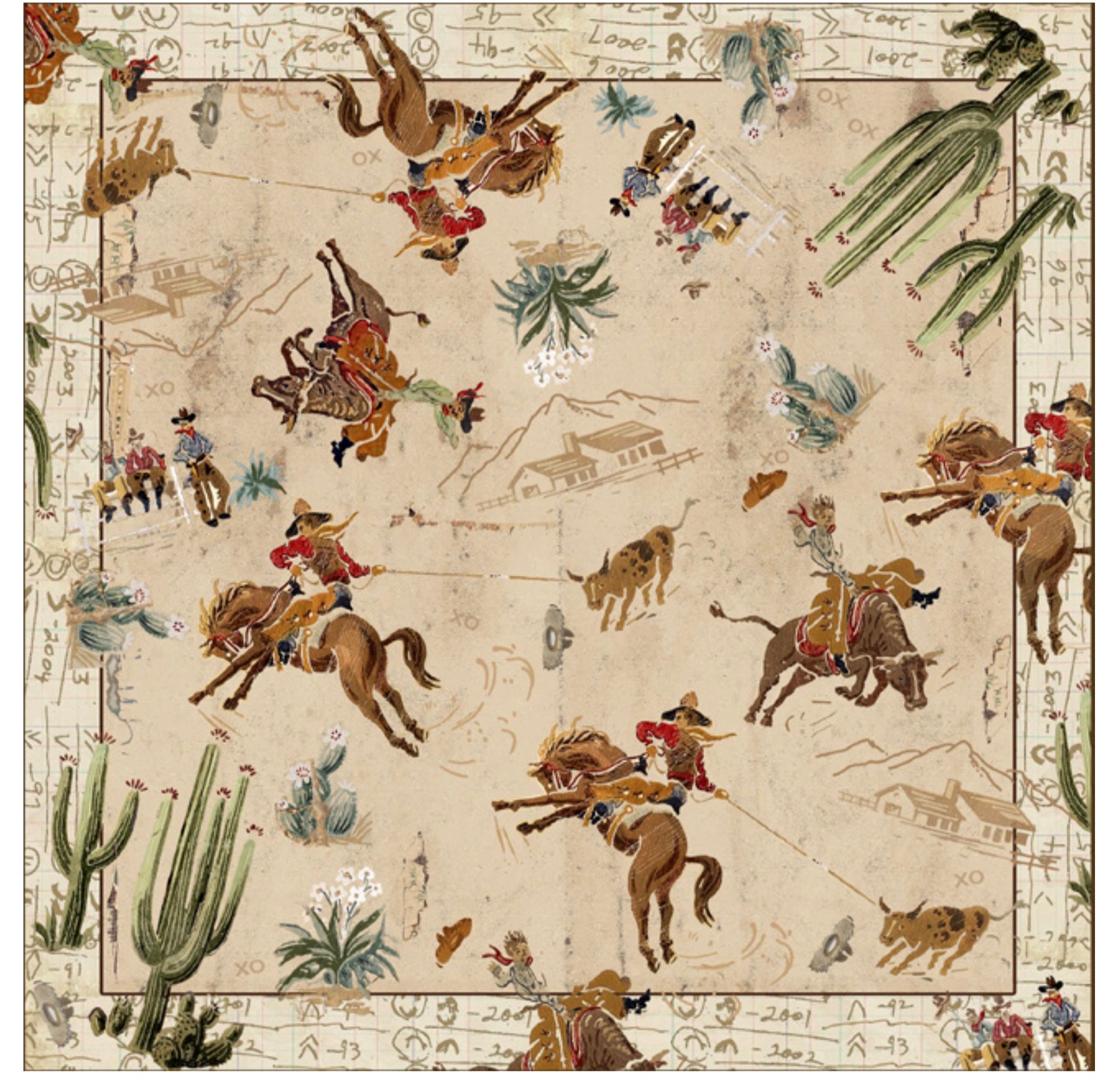 Grandpa's Wallpaper Shorty Wild Rag - XOXO Artwear