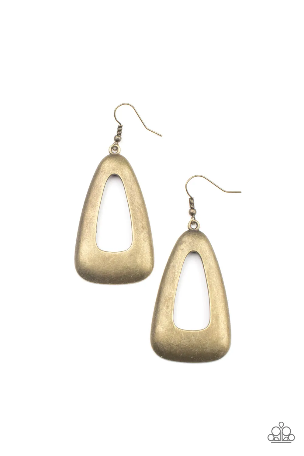 Irresistibly Industrial - Brass Earring