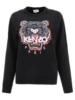 Kenzo Tiger Embroidered Crewneck Sweatshirt