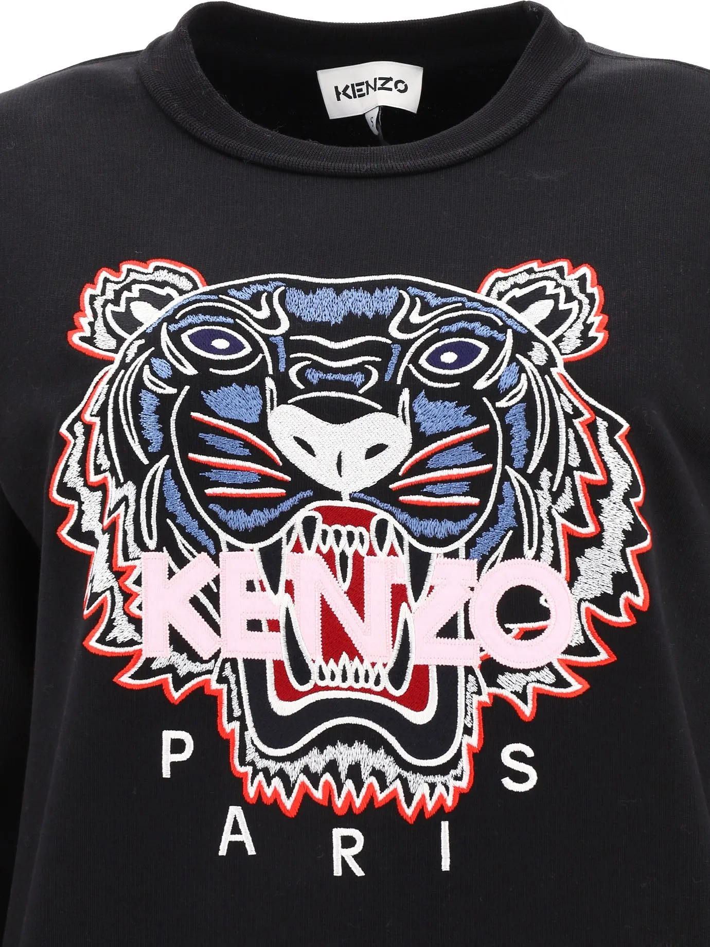 Kenzo Tiger Embroidered Crewneck Sweatshirt