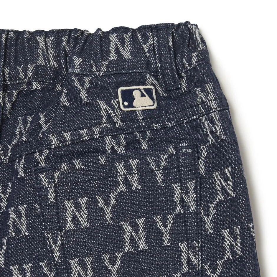 [Kids] Classic Monogram Denim-Like Jacquard Skort NEW YORK YANKEES