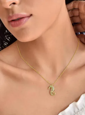 Klissaa Sea Horse Pendant Necklace