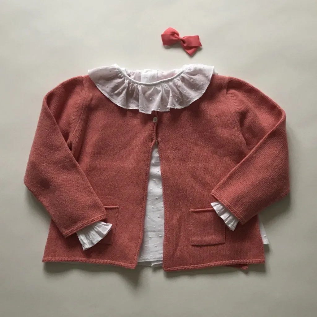 La Coqueta Coral Wool Mix Cardigan: 5 Years