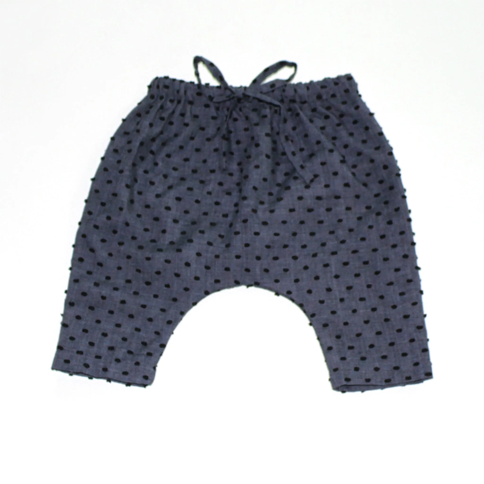 La Coqueta Grey and Black Polka Dot Trousers: 6 Months (Brand New)