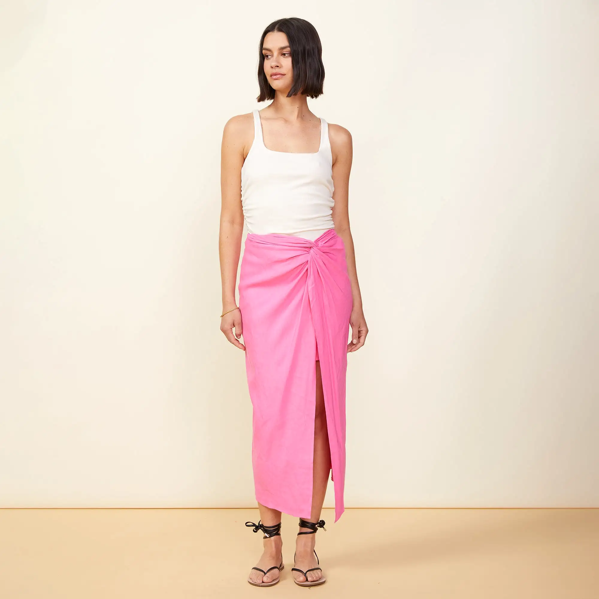 Linen Sarong Skirt