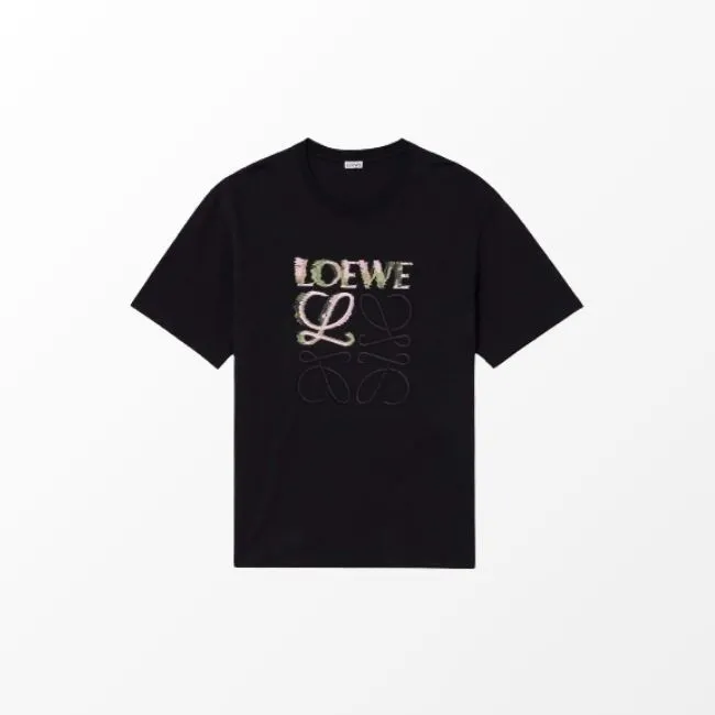 LOEWE  |Crew Neck Unisex Street Style Long Sleeves Cotton Oversized