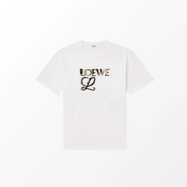 LOEWE  |Crew Neck Unisex Street Style Long Sleeves Cotton Oversized