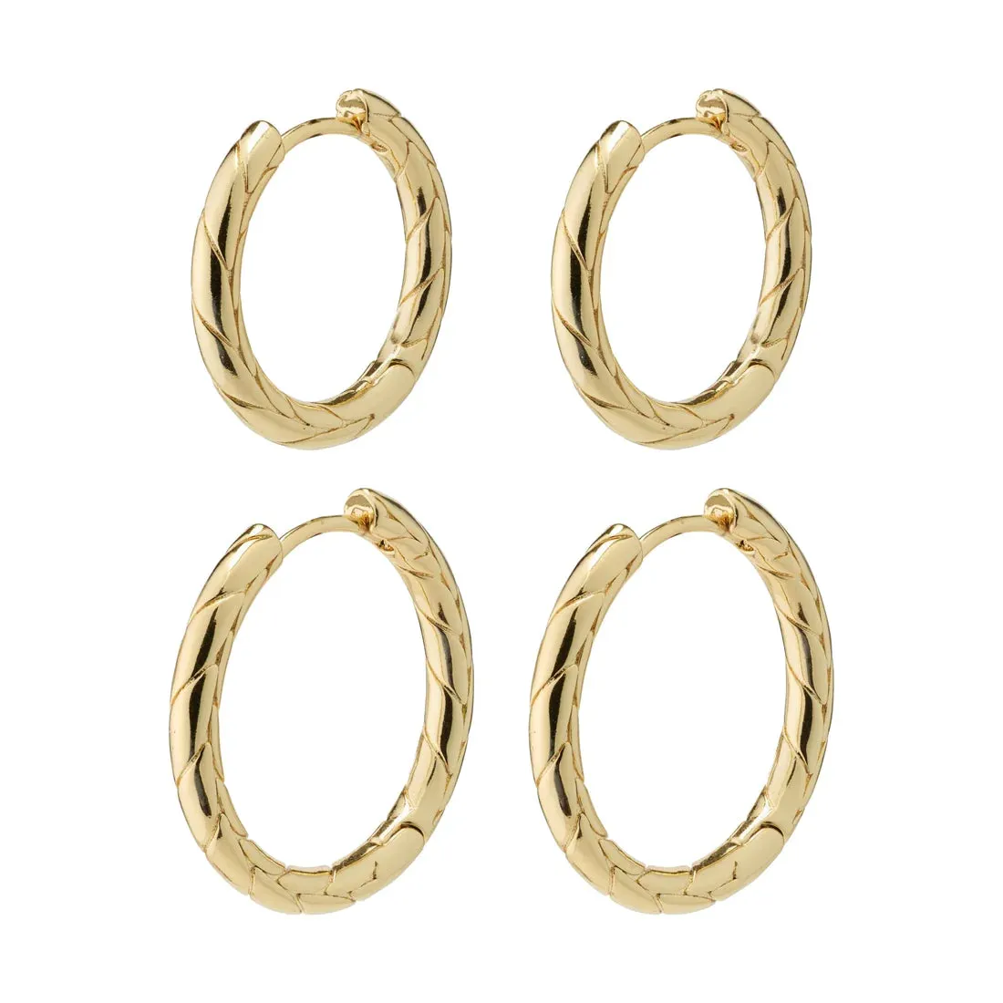 Love Hoop Earring Set