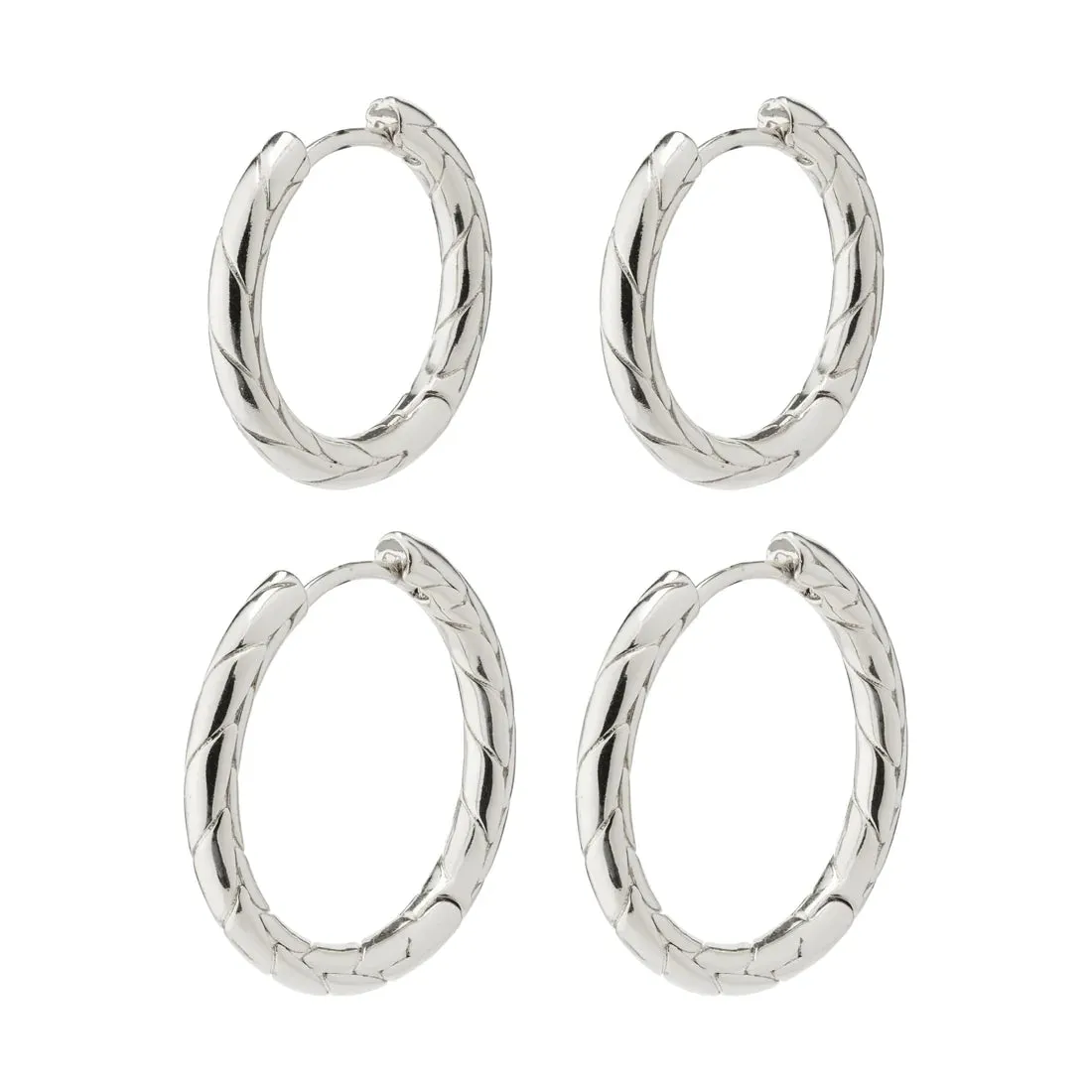 Love Hoop Earring Set