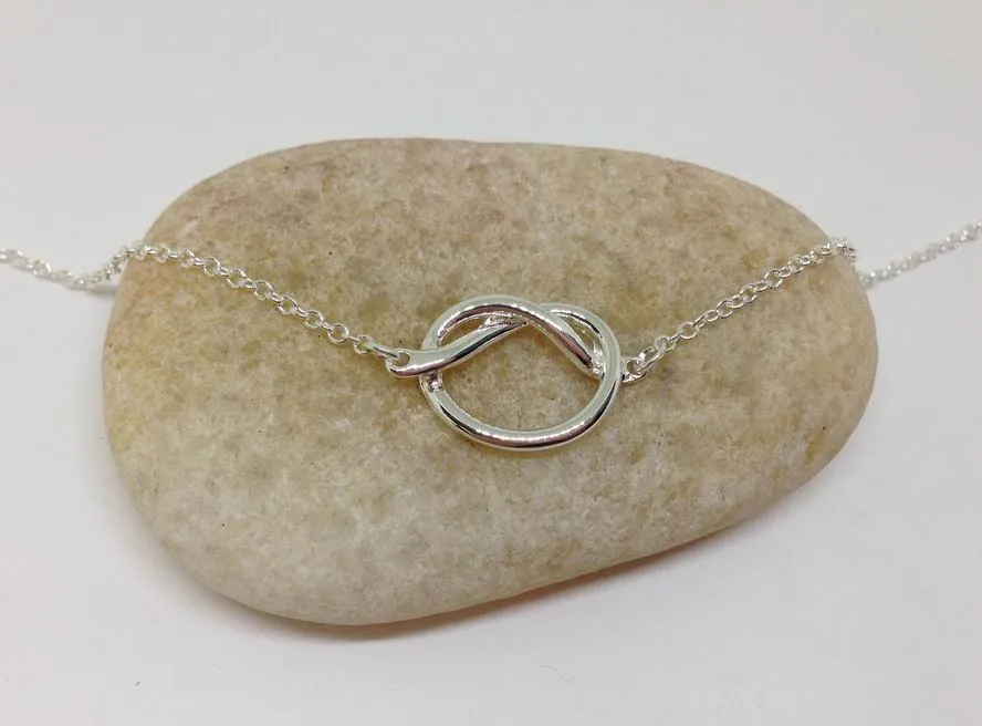 Love Knot Necklace Bridesmaid Gift